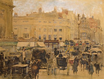 Rush Hour, Oxford Circus by William Walcot